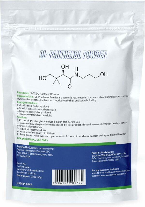 DL-Pantenol Polvo - Provitamina B5